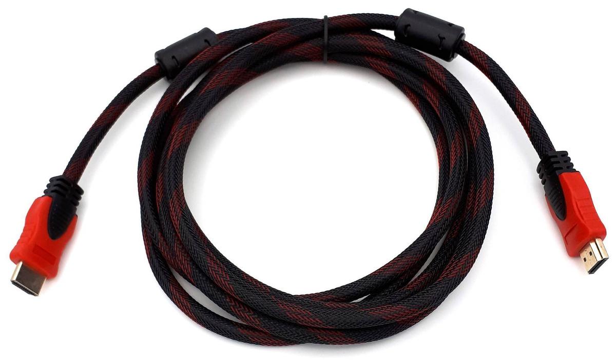 Кабель HDMI (V1.4) 5 метров в тканевой оплетке