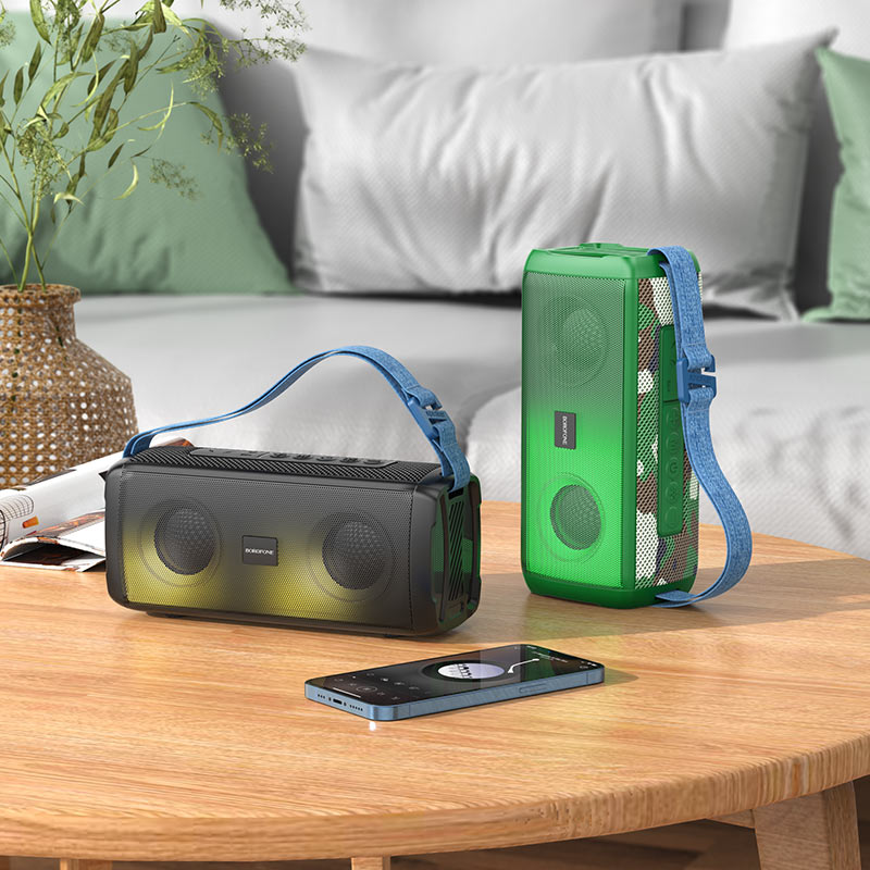 Колонка портативная BOROFONE BR26 Daring sports BT speaker, черная