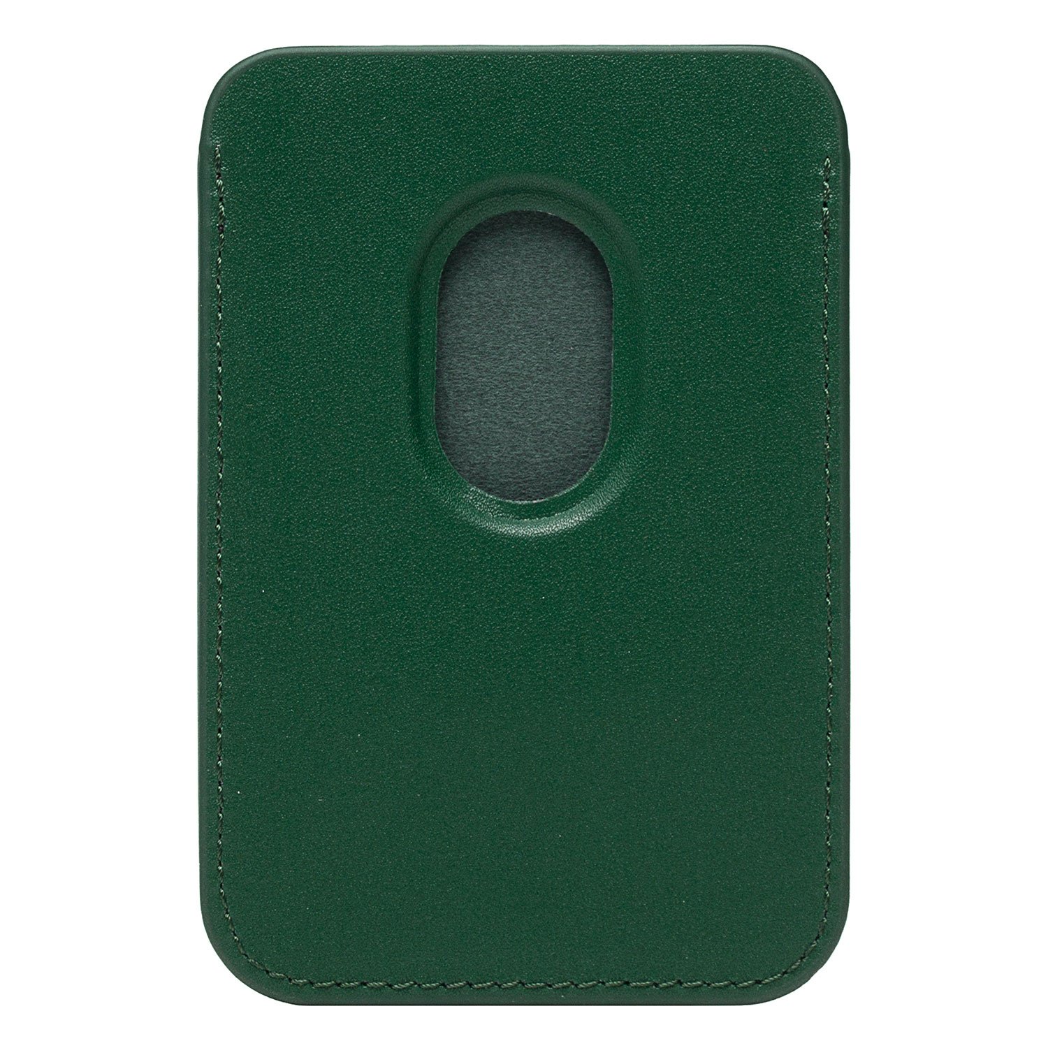 Картхолдер - футляр для карт на магните, зеленый