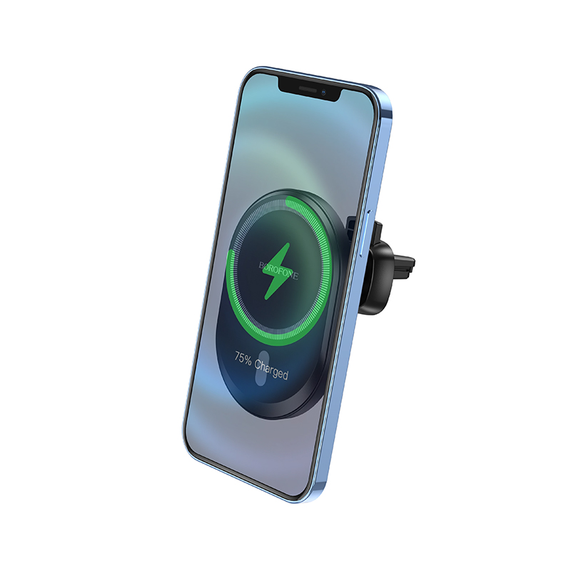 Держатель автомобильный BOROFONE BH201 Mobile magnetic wireless, черный