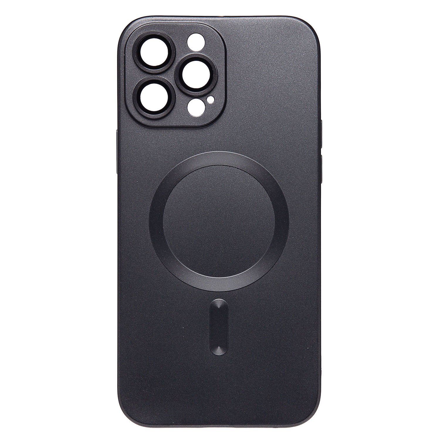 Чехол силиконовый MagSafe Matte iPhone 14 Pro Max, черный