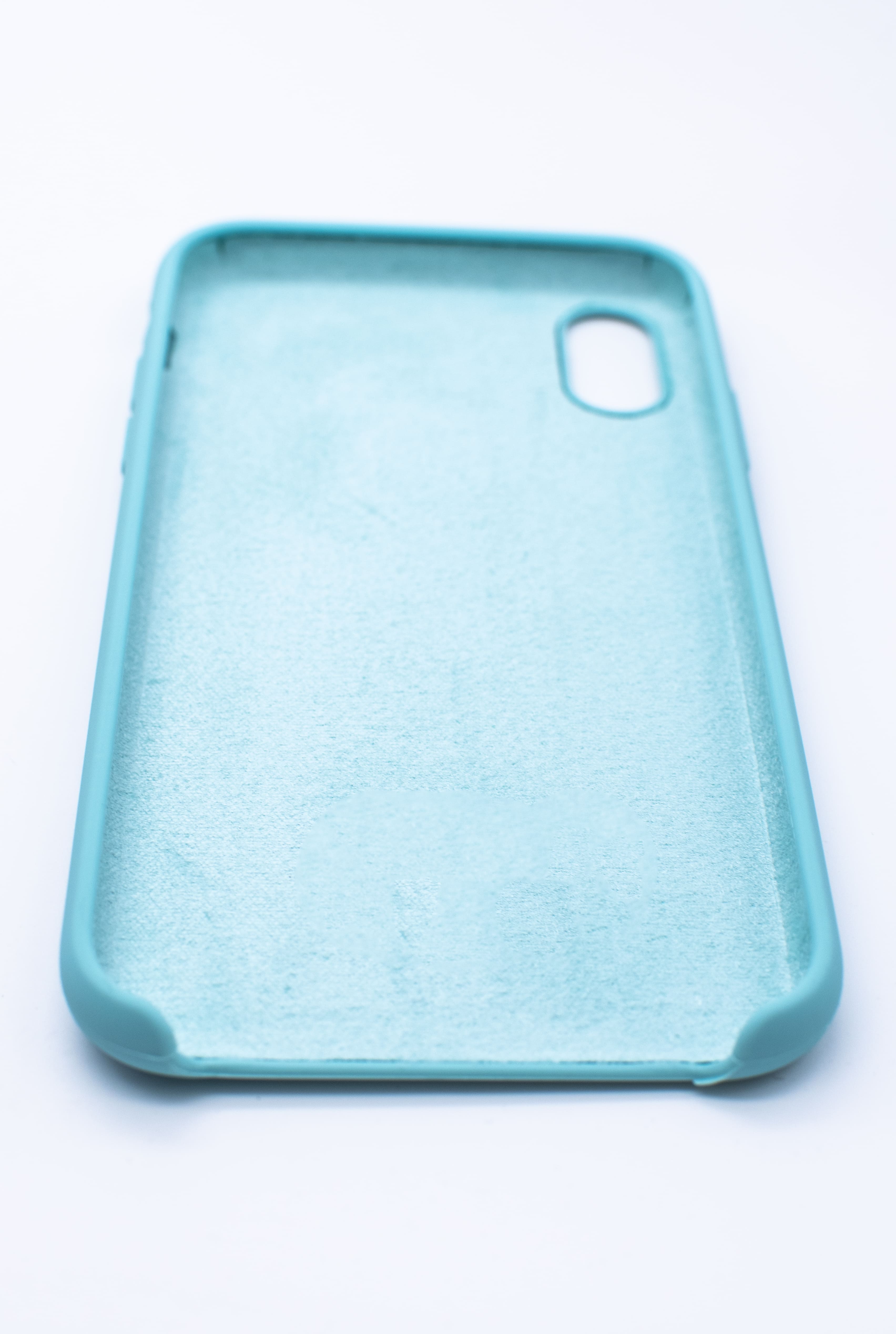 Чехол силиконовый гладкий Soft Touch iPhone X/ XS, мятный №21