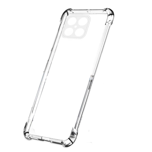 Чехол силиконовый противоударный Huawei Honor X8 прозрачный