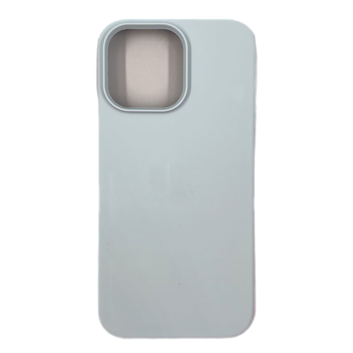 Чехол силиконовый гладкий Soft Touch iPhone 14 Pro Max, светло-голубой №45 (закрытый низ)