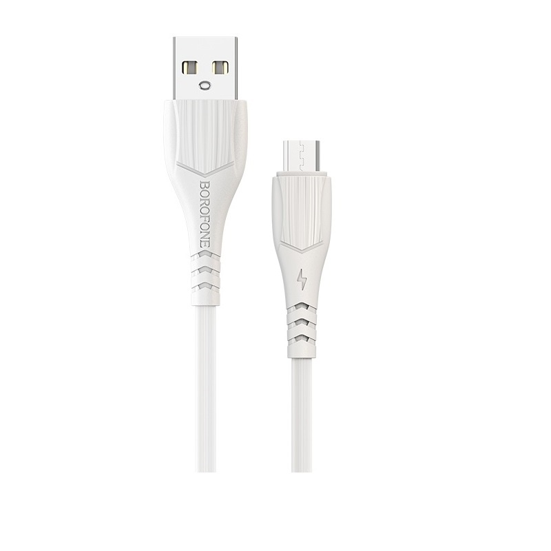 USB кабель micro USB BOROFONE BX37 Wieldy (100см), белый
