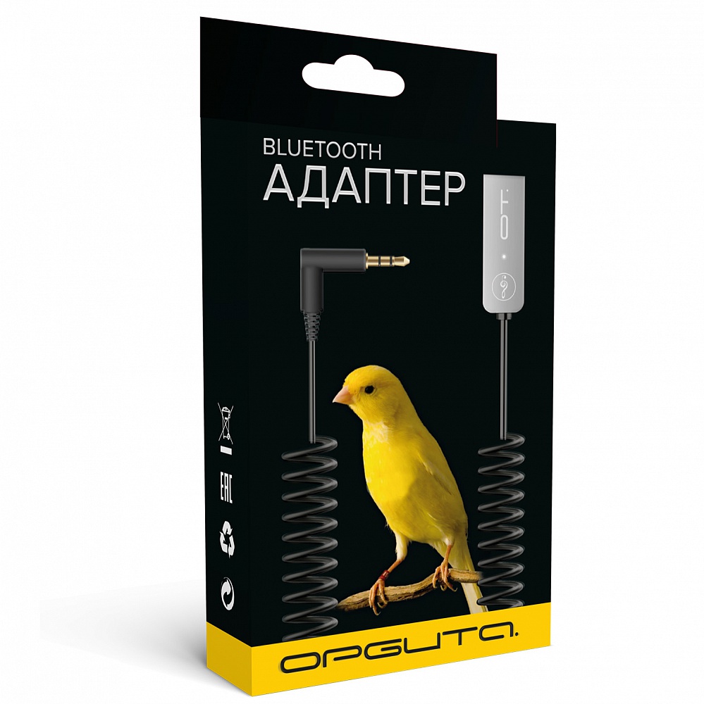 Bluetooth Car Receiver адаптер для автомагнитолы OT-PCB15 Jack3.5mm/ Bluetooth V5,0