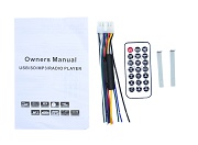 Автомобильная магнитола TS-CAM02 1din, черная