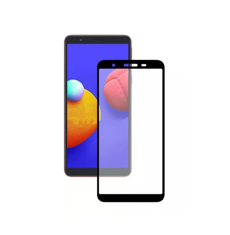 Защитное стекло Samsung A01 Core/ M01 Core MTB, черное (тех упаковка)