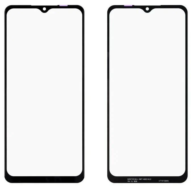 Стекло дисплея для переклейки Samsung A125F, с OCA пленкой, черное