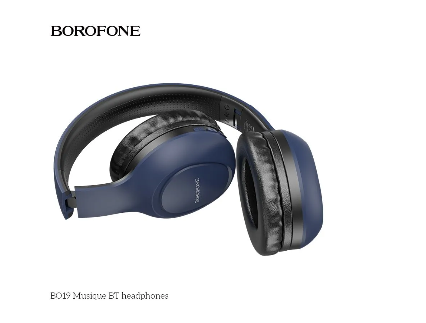 Беспроводные внешние наушники BOROFONE BO19 Musique BT headphoness, синий