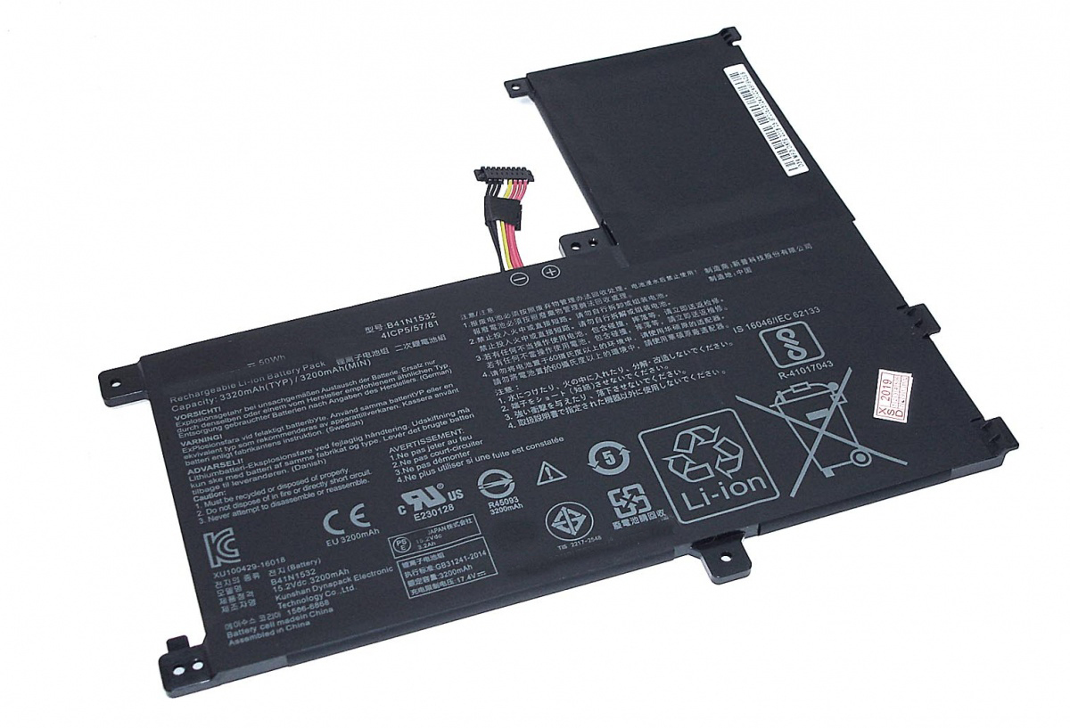 АКБ B41N1532 для ноутбука Asus UX560UA 15.2V 50Wh (Org)