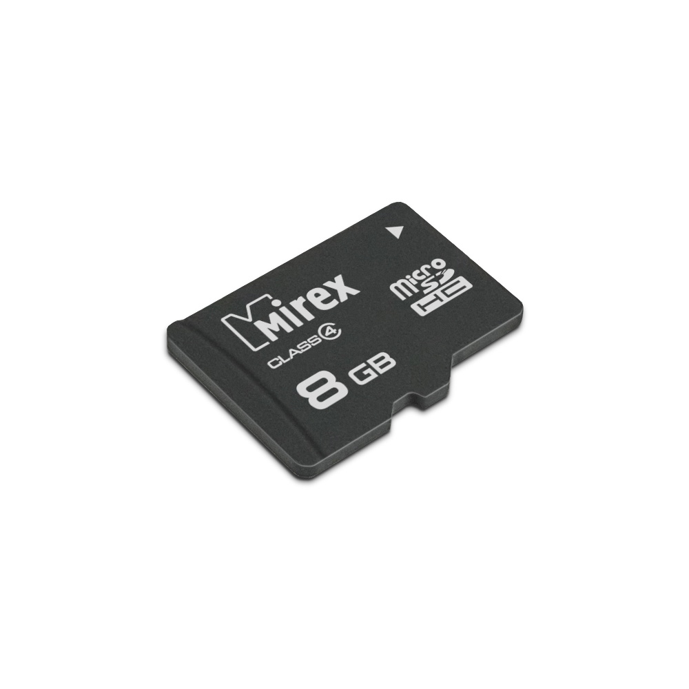 Карта памяти MicroSDHC Mirex 08 GB класс 4
