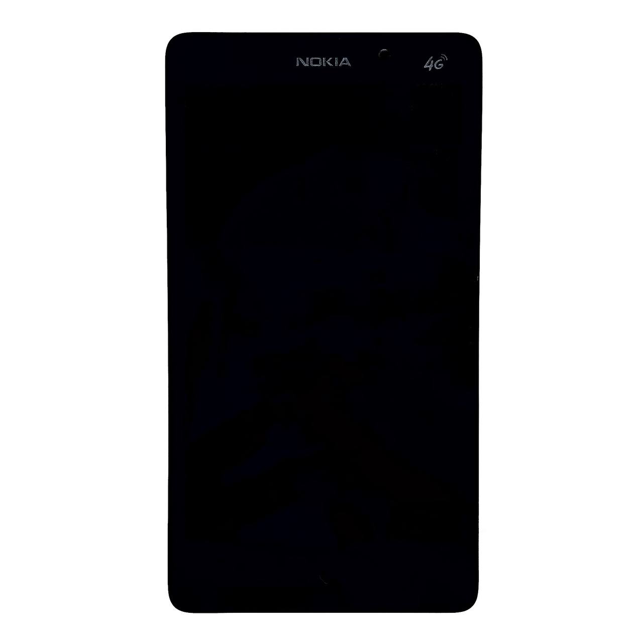 Дисплей Nokia XL в сборе с тачскрином, Черный
