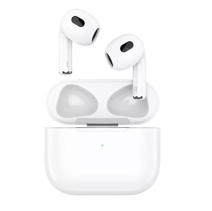 Беспроводные наушники HOCO EW46 Bluetooth True wireless stereo headset + чехол котик серый