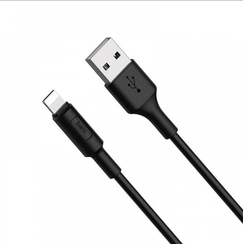 USB кабель Lightning HOCO X25 Soarer (100см. 2.0A), черный