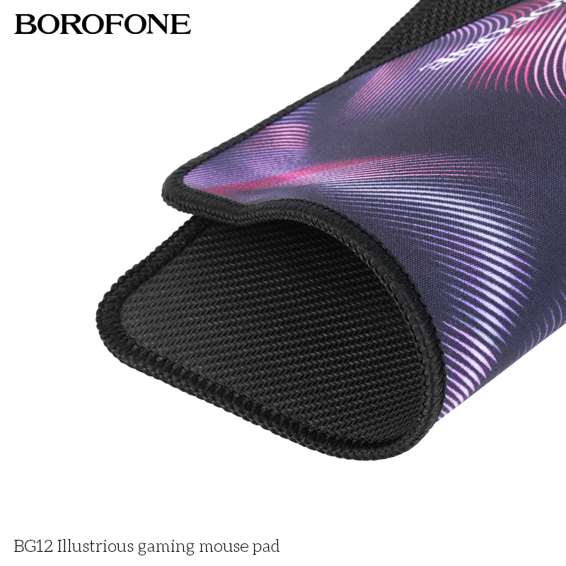 Коврик для мыши BOROFONE BG12 Illustrious gaming mouse pad (800x300x2мм), черный
