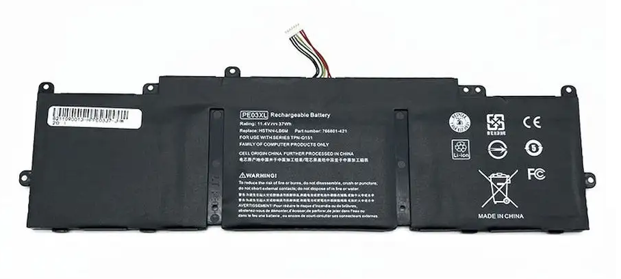 АКБ PE03XL для ноутбука HP Chromebook 210 G1 10,8V 36Wh (Org)