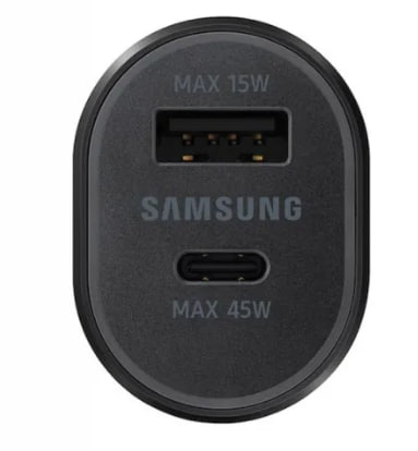 АЗУ Samsung Super Fast Dual Car Charger (45W+15W) (Черный)