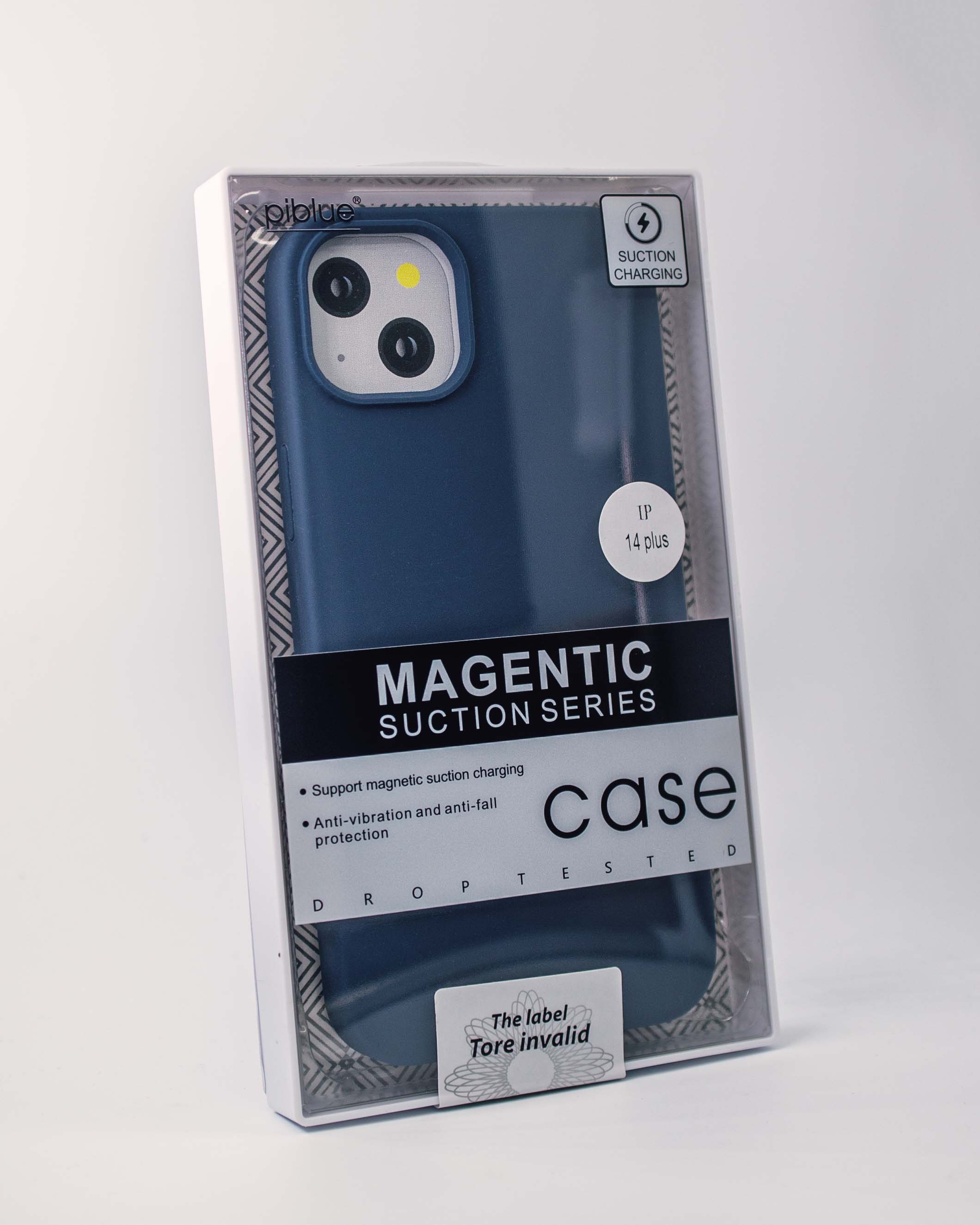 Чехол Piblue iPhone 14 Plus Silicone MagSafe, синий