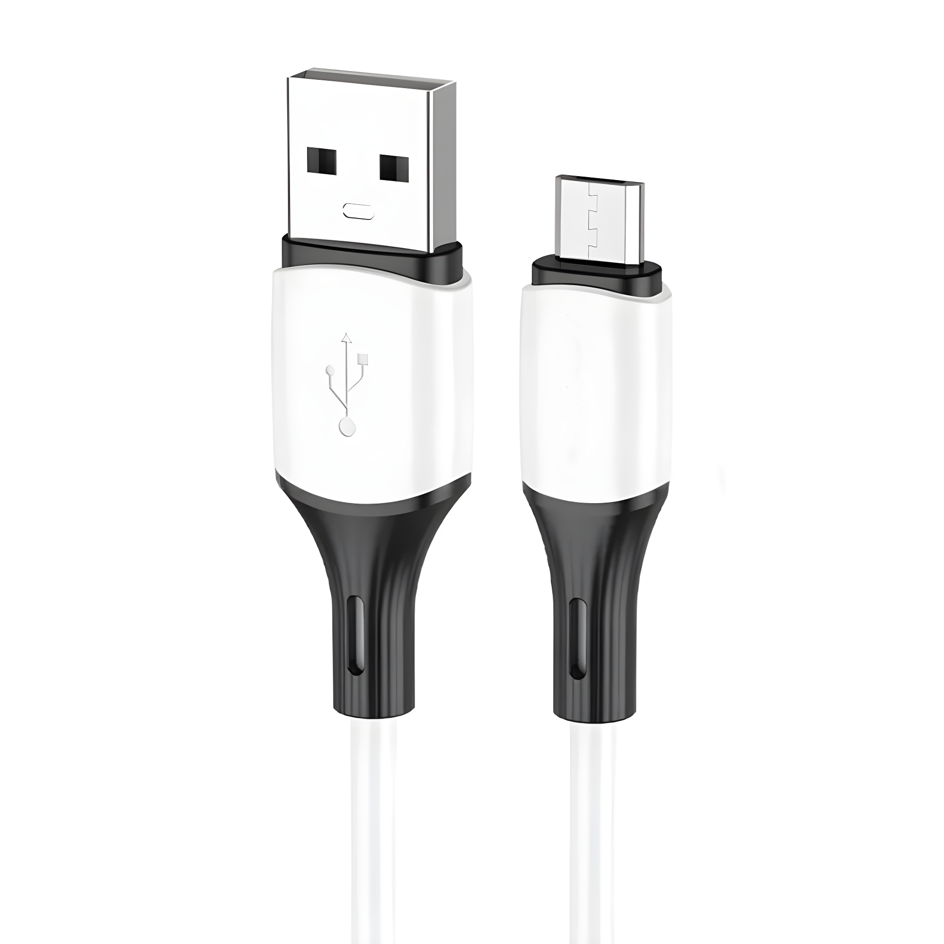 USB кабель micro USB BOROFONE BX79 Термостойкий, силикон (100см. 2,4A), белый