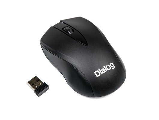 Мышь компьютерная беспроводная Dialog Comfort MROC-15U, черная
