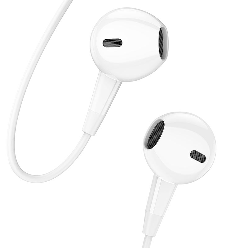 Наушники проводные BOROFONE BM68 Kelly universal earphones 3.5mm, белые