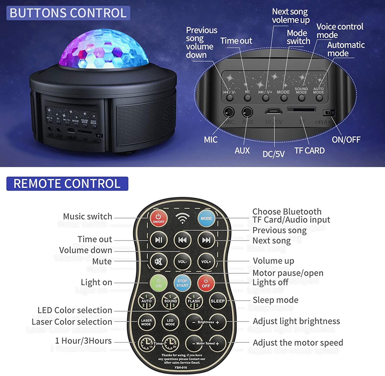 Световая установка Огонек OG-LDS19 Bluetooth