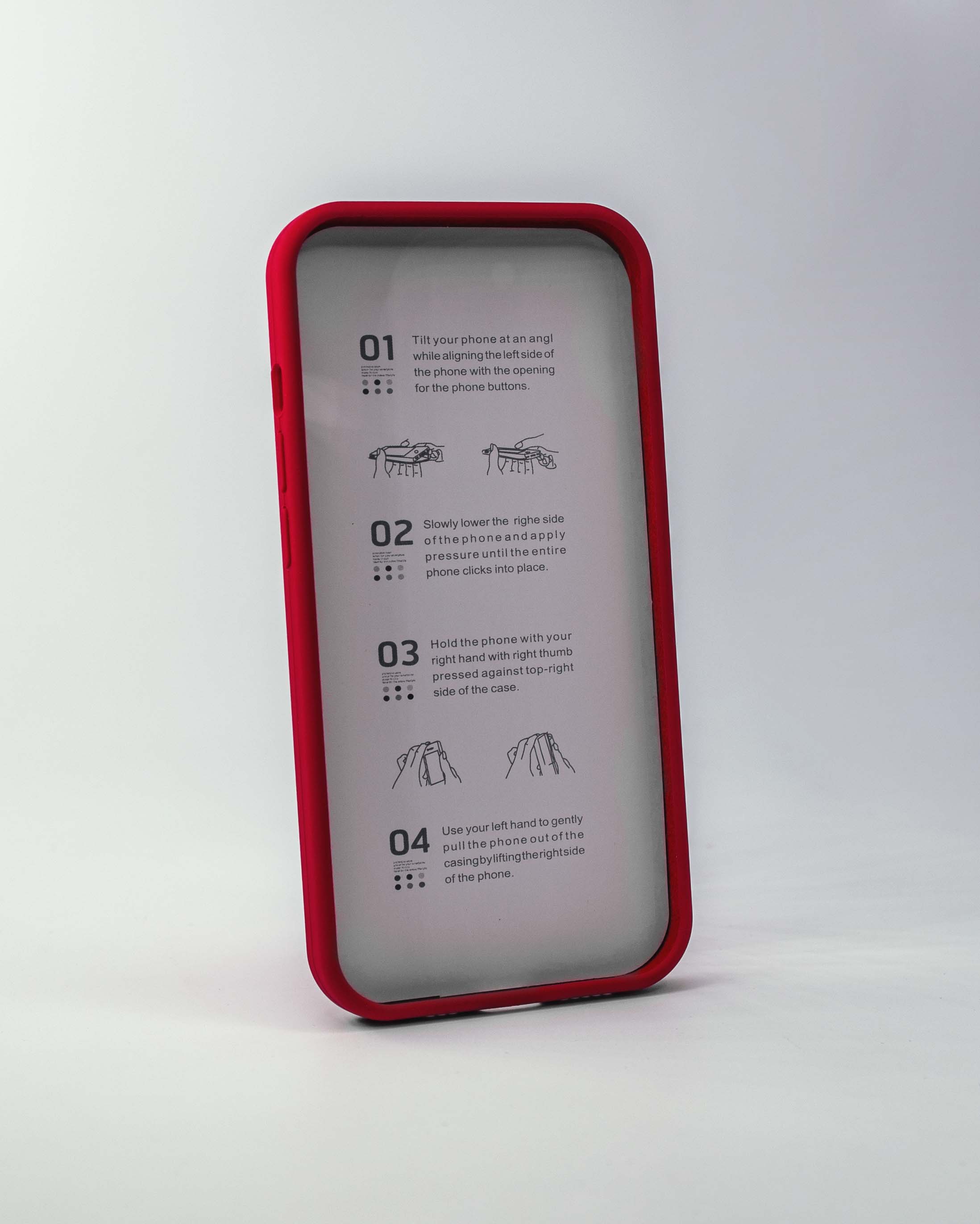 Чехол Piblue iPhone 13 Silicone MagSafe, красный