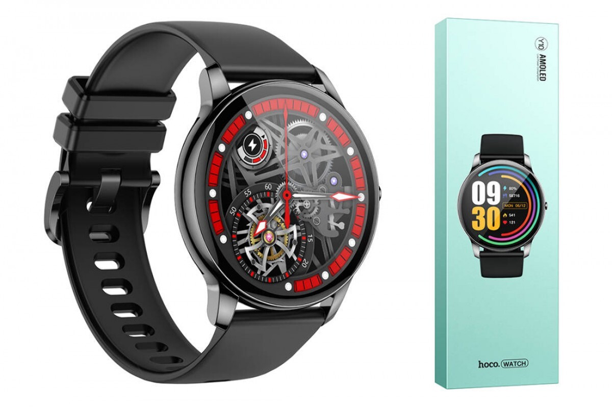 Смарт часы HOCO Y10 Amoled Smart sports watch, серый металл