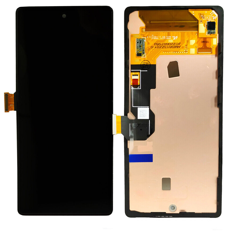 Дисплей для Google Pixel 6A в сборе с тачскрином в рамке (OLED)