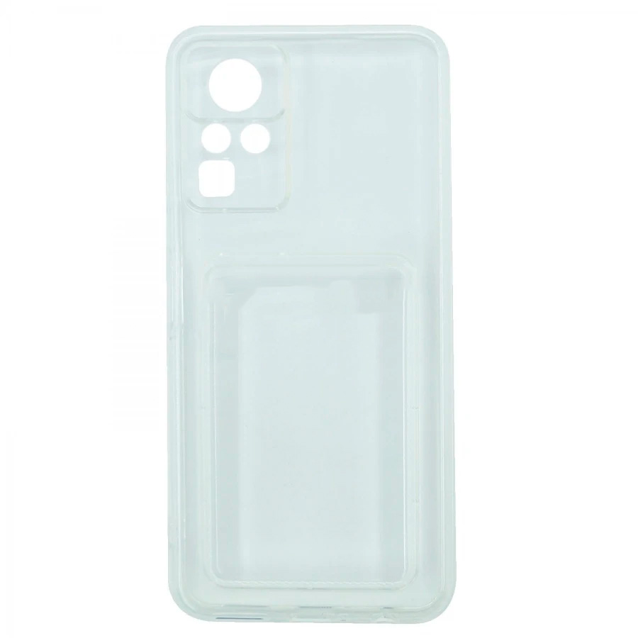 Чехол силиконовый с визитницей INFINIX ZERO X Pro прозрачный