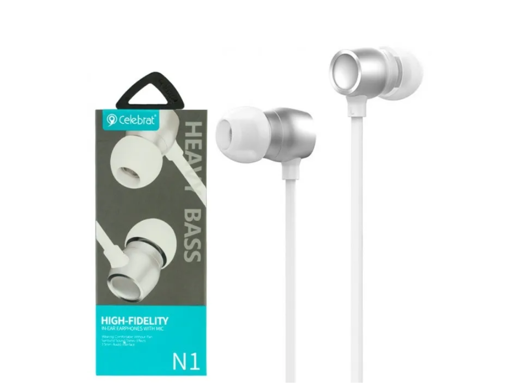 Наушники проводные YISON Celebrat N1, белые