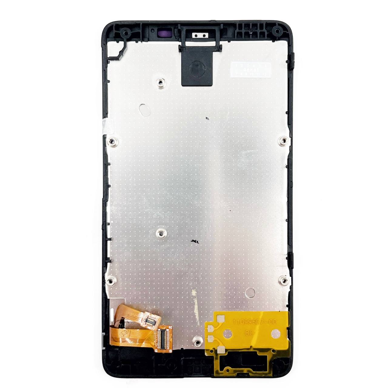 Дисплей Nokia X Dual SIM/ RM-980 в сборе с тачскрином и передней панелью, Черный