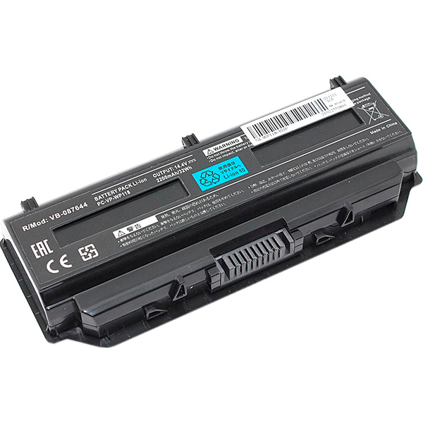 АКБ для ноутбука NEC PC-11750HS6R (PC-VP-WP118 ) 14.4V  2200mAh (OEM)
