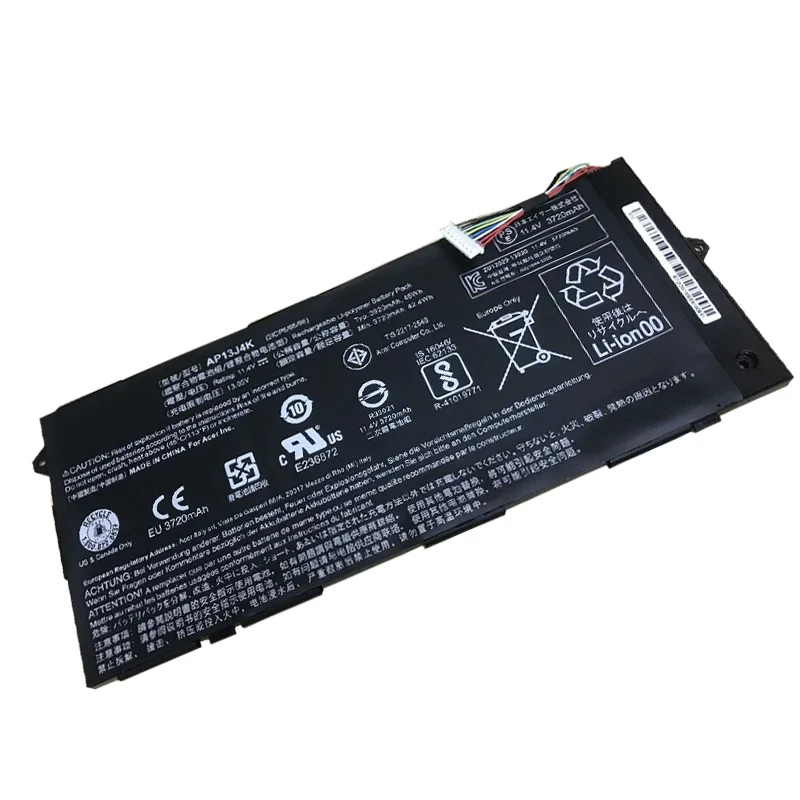 АКБ AP13J4K для ноутбука Acer Chromebook 11 C732 11,25V 3920mAh (Org)