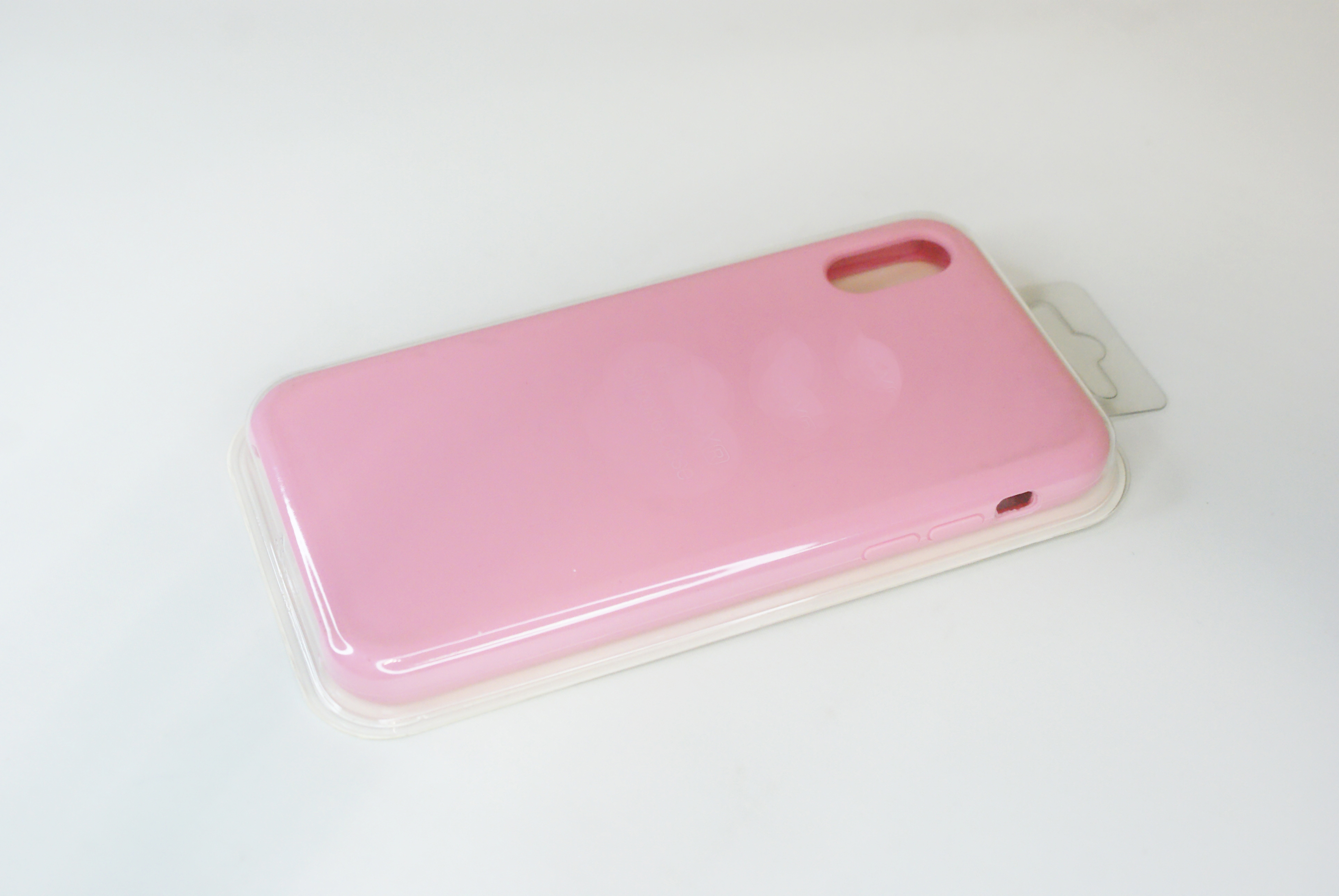 Чехол силиконовый гладкий Soft Touch iPhone XR, светло-розовый №12