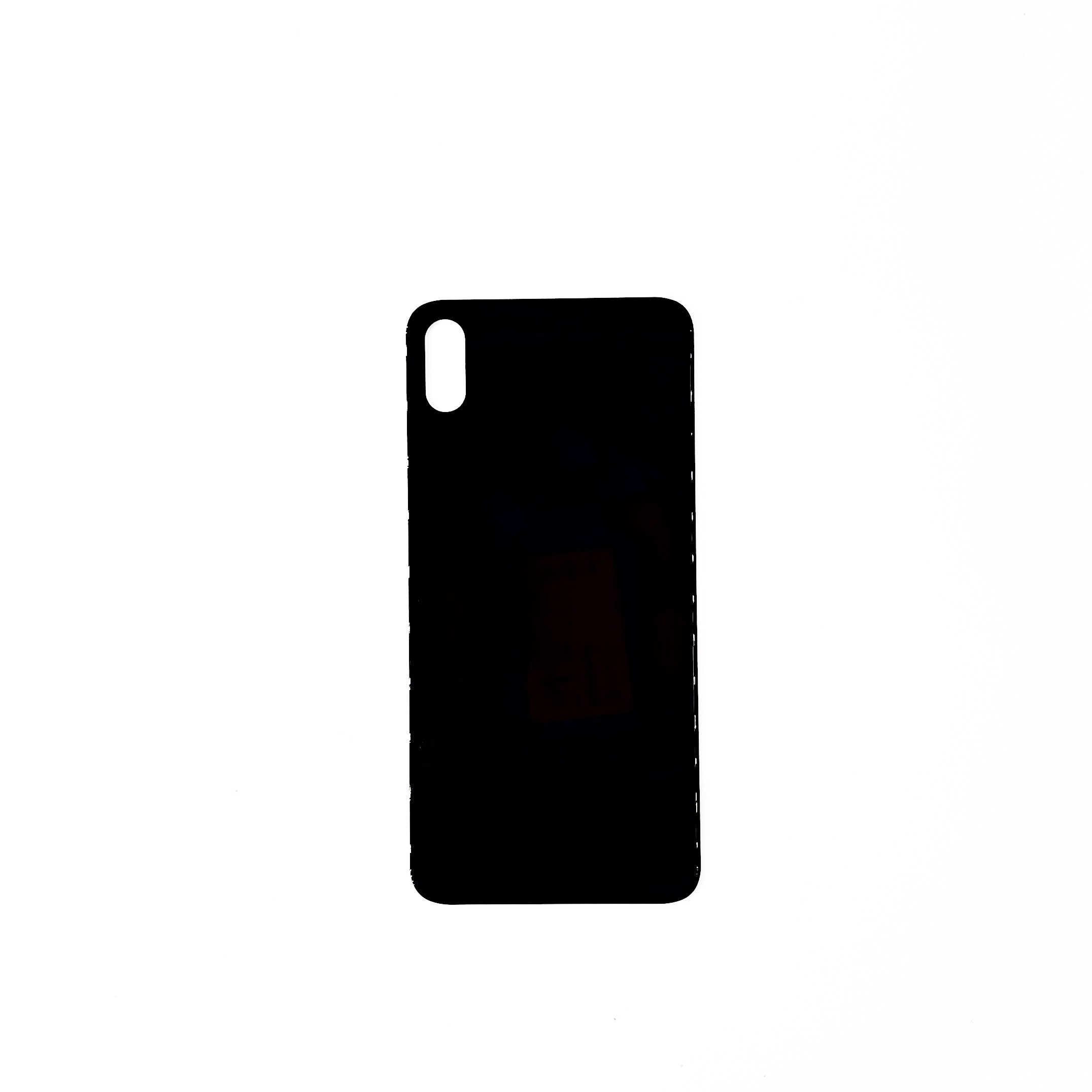 Задняя крышка iPhone XS Max стеклянная, черный