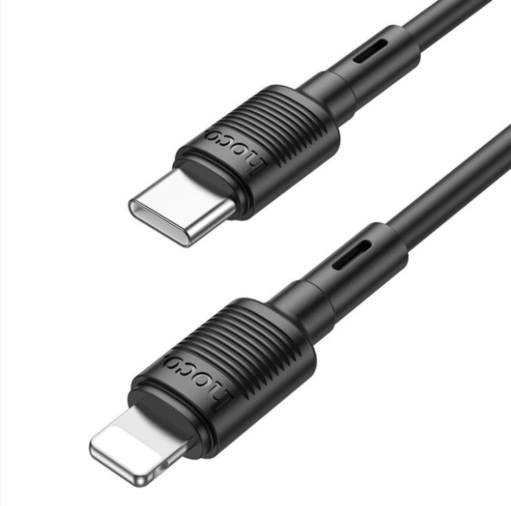 USB-C кабель HOCO X83 Victory PD Type-C to Lightning (100см), белый
