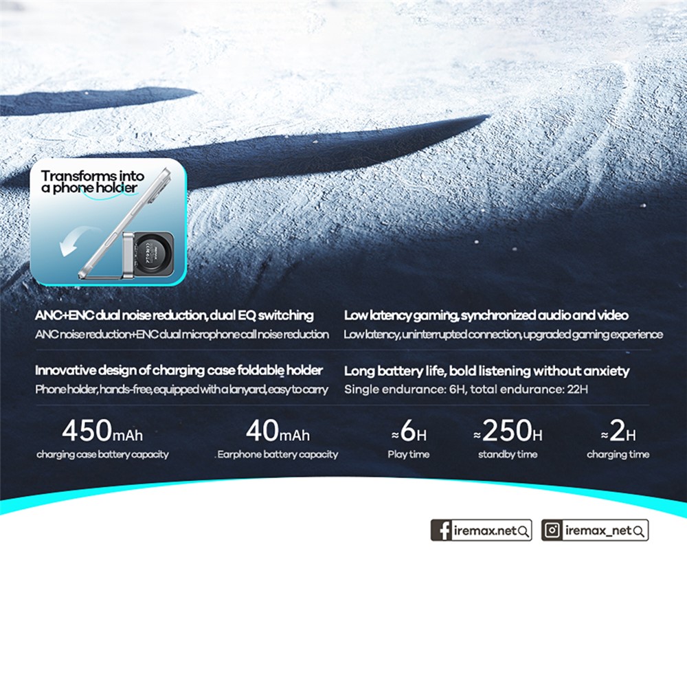 Беспроводные наушники Remax TWS-17 ANC ENC, шумоподавление, черные