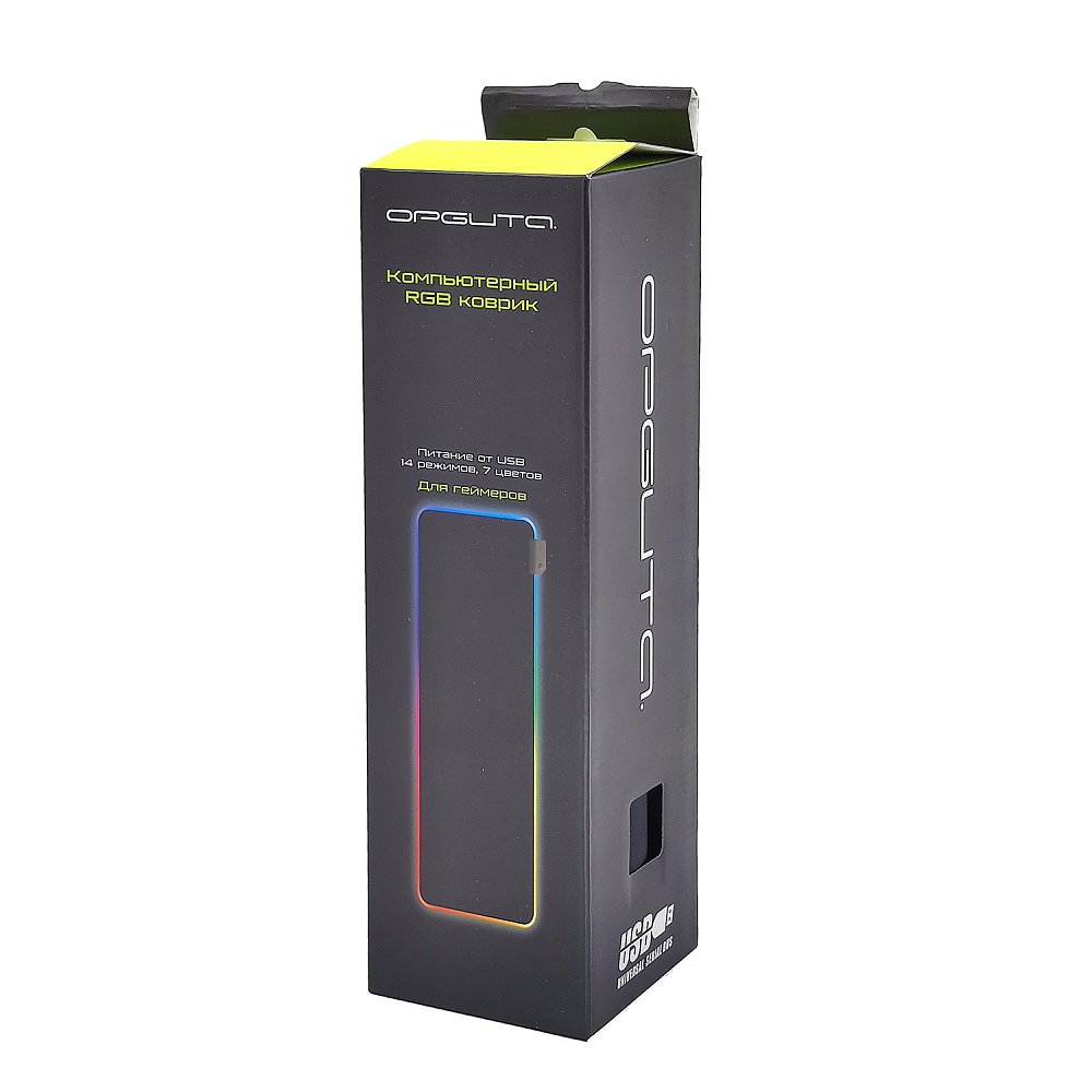 Коврик для мышки с подсветкой OT-PCM53 (Черный, 25*35)