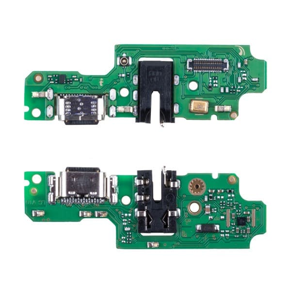 Шлейф Infinix Hot 12 Play (X6816D) плата на системный разъем + разъем гарнитуры + микрофон