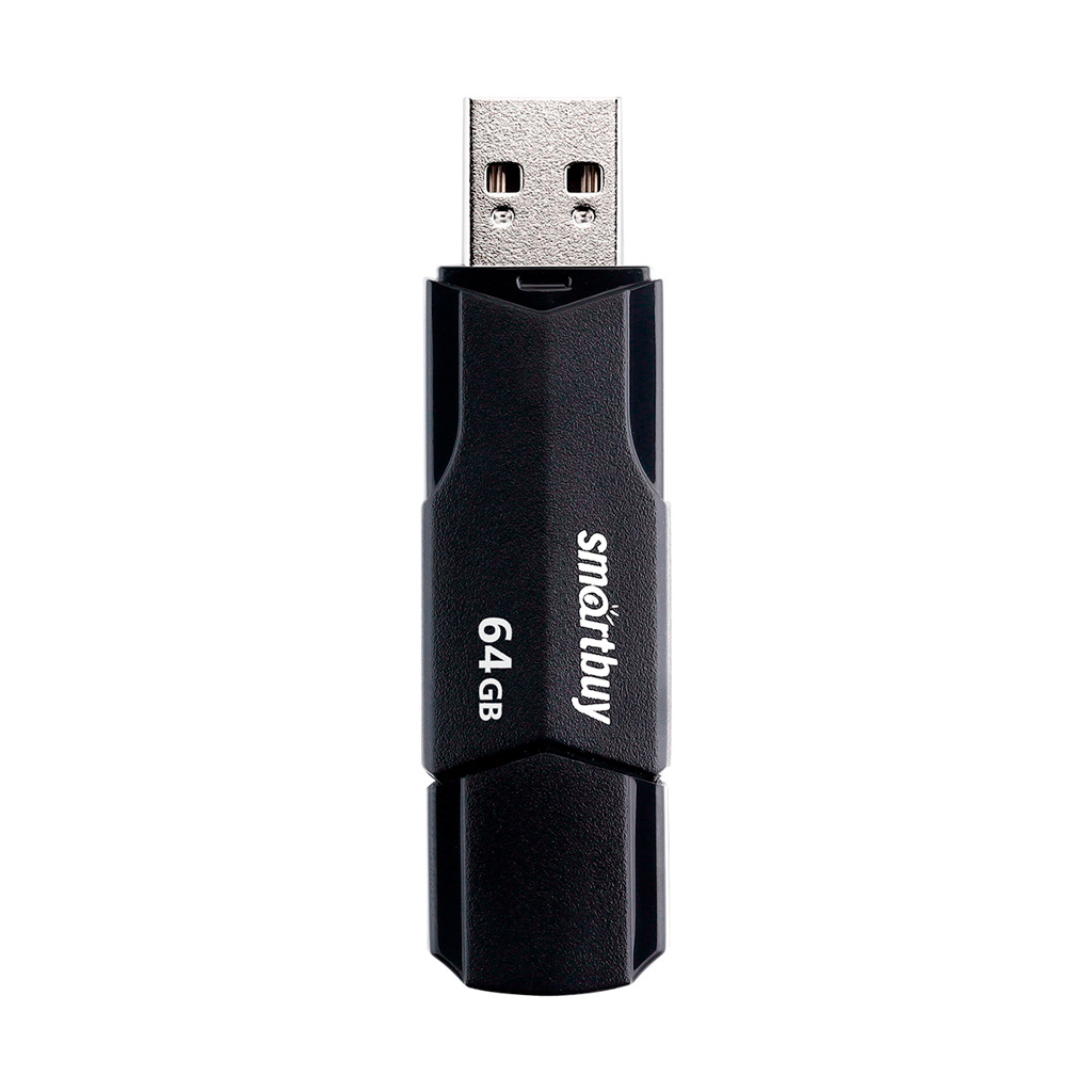 USB флеш-накопитель Smartbuy 64 GB USB 2.0 CLUE, черный