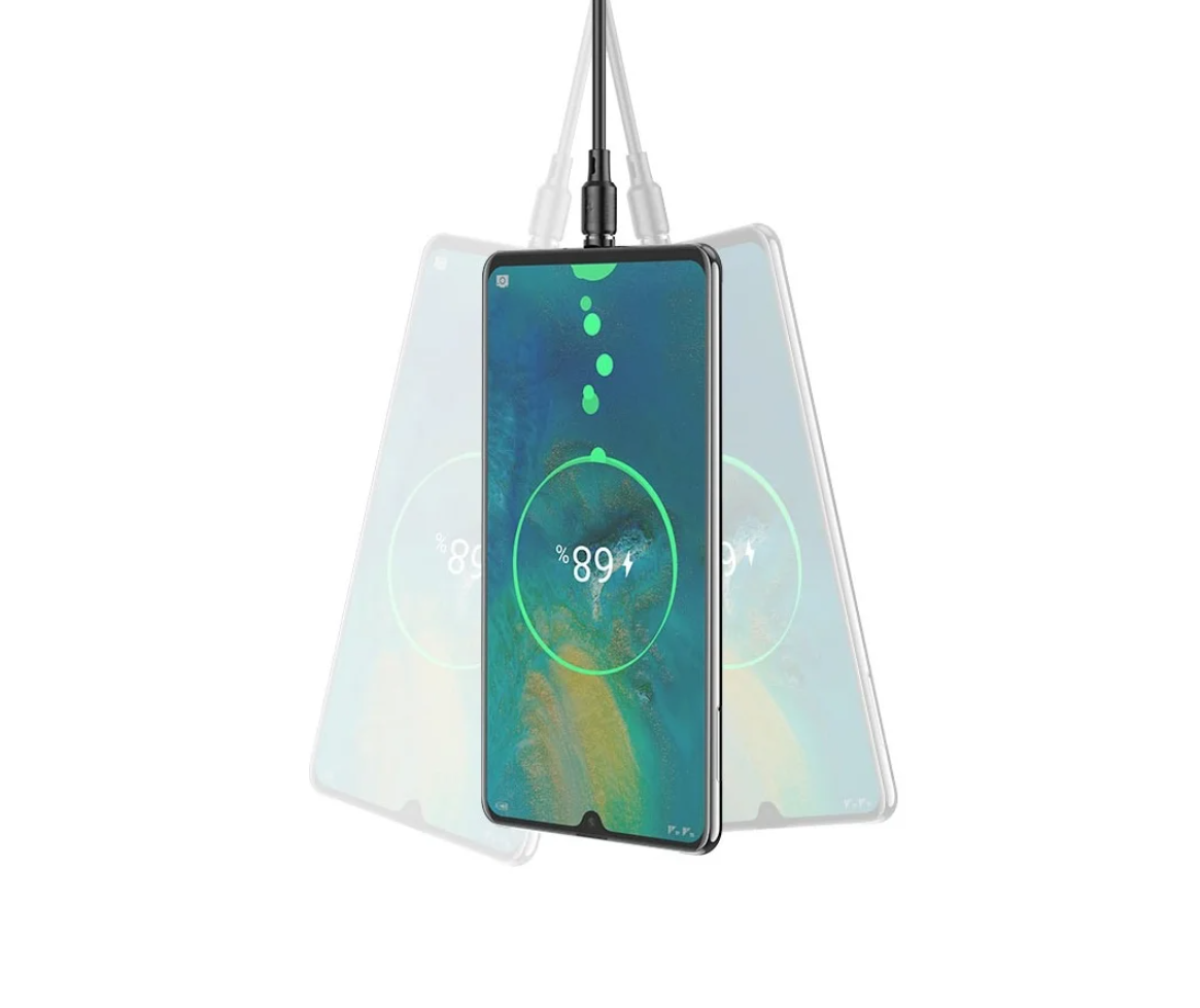 USB кабель Type-C HOCO X52 Sereno magnetic charging cable (100см. 2A), черный