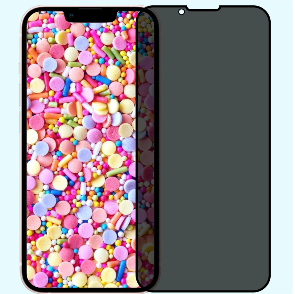 Защитное стекло iPhone 13 Pro Max/ 14 Plus Матовое, черное