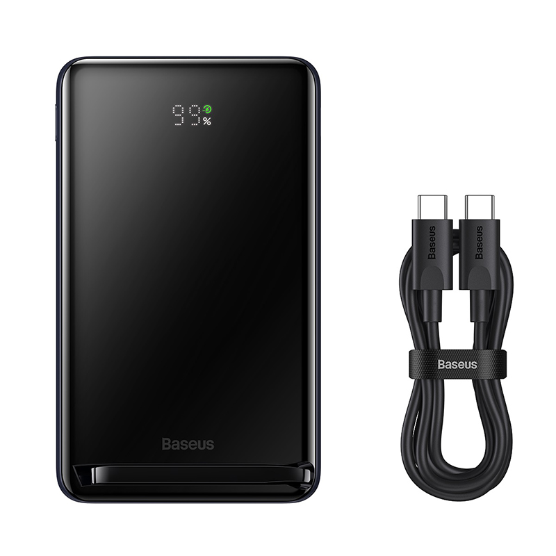 Внешний аккумулятор Power Bank 10000 mAh BASEUS Magnetic (20W, 3A), черный