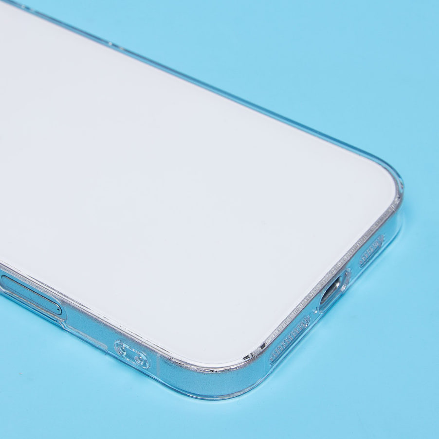 Чехол iPhone 16 Pro Max с защитной линзой, прозрачный