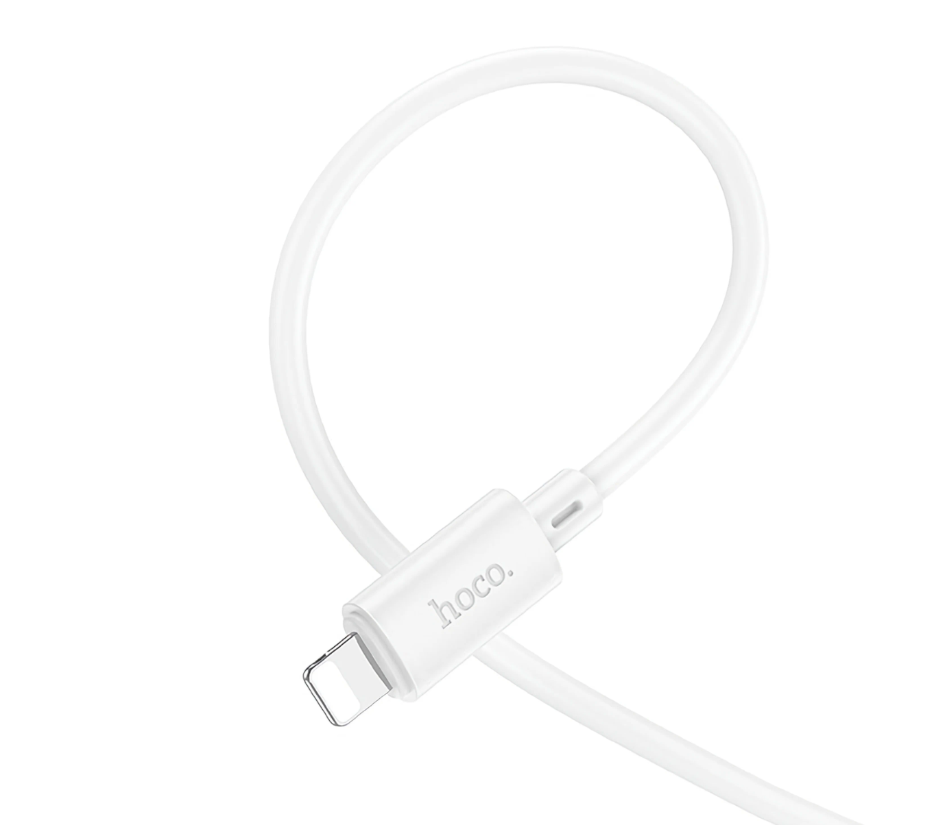 USB кабель Lightning HOCO X88 Gratified (100см. 2.4A), белый