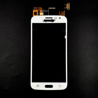 Дисплей Samsung J210H Galaxy J2 2016 в сборе с тачскрином, Белый (копия TFT яркость регулируется)