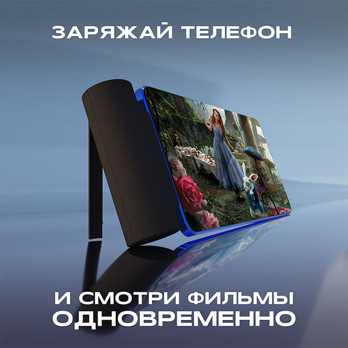 Внешний аккумулятор Power Bank 5000 mAh WALKER WB-950 Mini (TYPE-C), подставка, черный