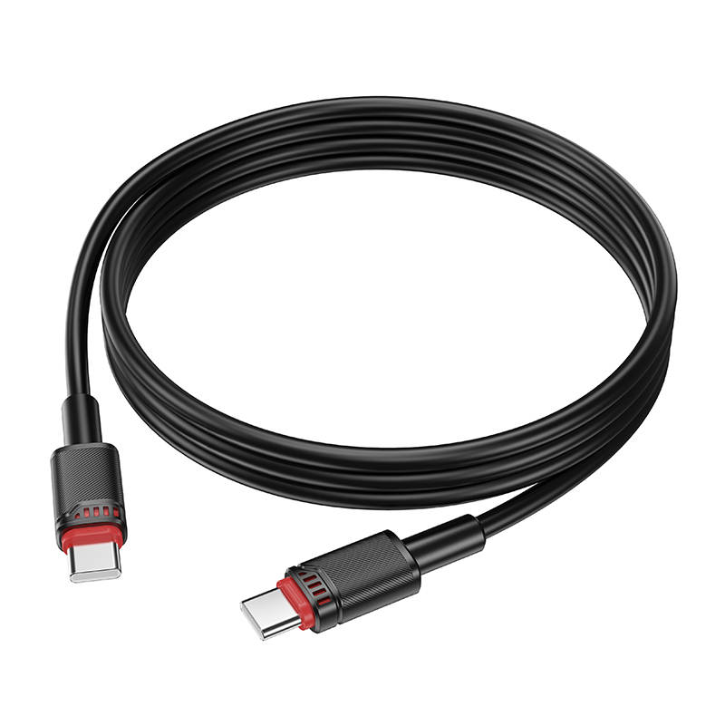 USB-C кабель BOROFONE BX110 Beneficio 60W Type-С to Type-С (100см), белый